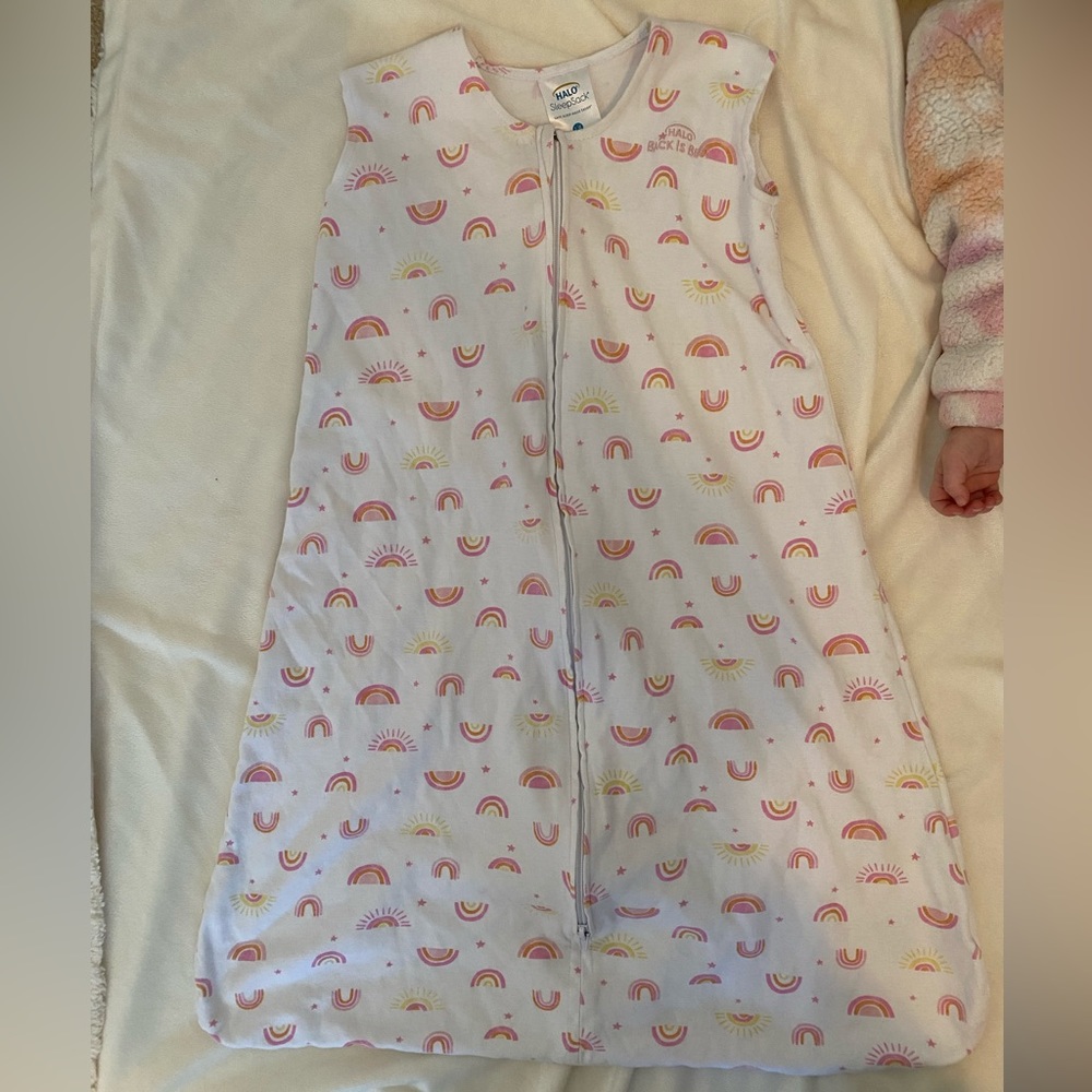 Halo Sleep Sack Rainbow .5 TOG Sz Large 12-18 months